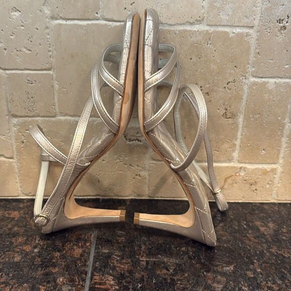 Bruno Magli Gold Strappy Sandals NWT size 7 - Picture 6 of 10